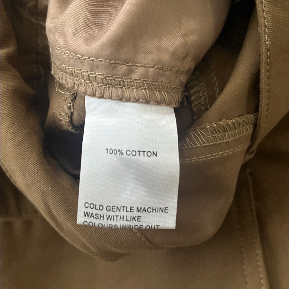 Anthropologie Molly King x Bayse wide Leg Loose Cargo Pants Army Olive Green M - Picture 14 of 14